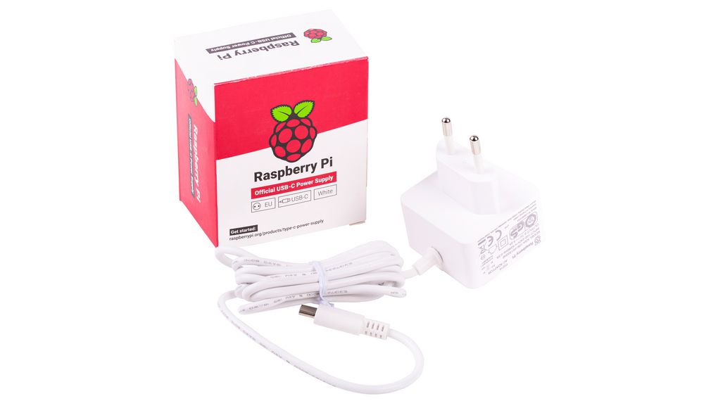 Rpi Psu Eu White Bulk Raspberry Pi Charger V A Usb Type C Eu